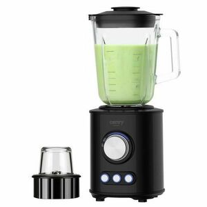 Blender de masa Camry CR 4088, 1800 W, 2 viteze, 3 programe, Pahar de sticla 1.5 l, Functie zdrobire gheata (Negru) imagine