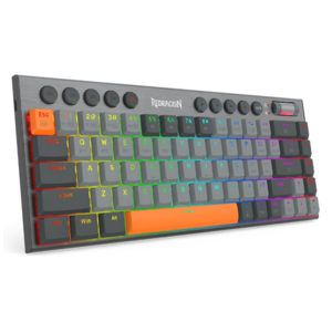 Tastatura gaming mecanica Redragon Horus SE, Wireless, Wired, Bluetooth iluminare RGB (Multicolor) imagine