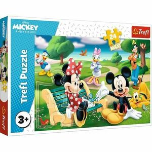 Puzzle Trefl Maxi, Disney Mickey Mouse, Intre Prieteni, 24 piese imagine