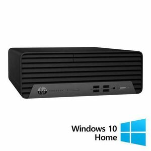 Calculator Sistem PC Refurbished HP ProDesk 400 G7 SFF, Intel Core i5-10400F 2.90 - 4.30GHz, 16GB DDR4, Placa Video Nvidia GeForce GT 605 1GB, 512GB SSD + Windows 10 Home imagine