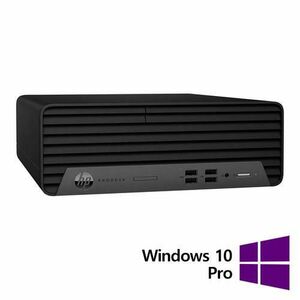 Calculator Sistem PC Refurbished HP ProDesk 400 G7 SFF, Intel Core i5-10400F 2.90 - 4.30GHz, 16GB DDR4, Placa Video Nvidia GeForce GT 605 1GB, 512GB SSD + Windows 10 Pro imagine