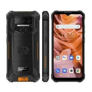 Telefon Mobil Oukitel WP23 Plus, Procesor Unisoc T606 Octa-Core, Capacitive touchscreen 6.52inch, 8GB RAM, 256GB Flash, Camera 13 MP, 4G, Wi-Fi, Dual SIM, Android (Negru/Portocaliu) imagine