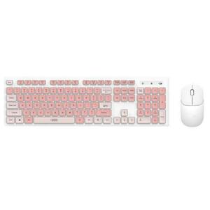 Kit Tastatura Mouse Wireless XO Design KB-05, Roz imagine