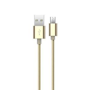 Cablu de date Devia Gracious DVGRAMICRO15CG, MicroUSB, 1.5 m (Auriu) imagine