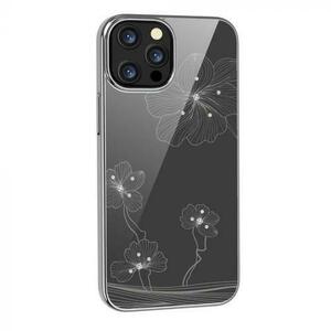 Husa Protectie Spate Devia Crystal Flora DVCFIP13PSV pentru iPhone 13 Pro (Argintiu) imagine