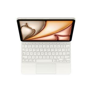Husa cu tastatura Apple Magic Keyboard MDFV4LB/A pentru iPad Air 11 M3, Layout US EN (Alb) imagine