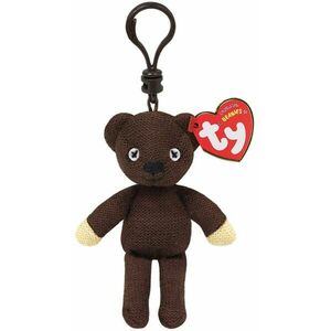 Breloc de plus Ty Ursuletul Lui Mr Bean, 8.5 cm (Maro) imagine