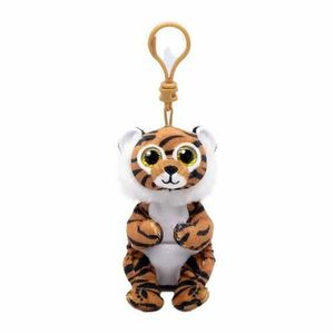 Breloc de plus Ty Tigru, 8.5 cm (Alb/Maro) imagine