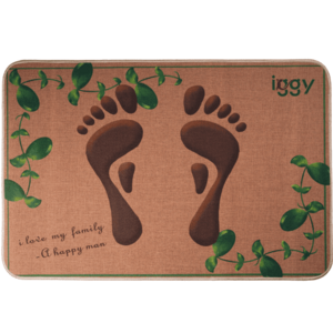 Covor intrare Iggy IGCP-FLOOR-DOOR, 600 x 400 x 4 mm (Multicolor) imagine
