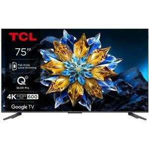 Televizor QLED TCL 190 cm (75inch) 75C61B PRO, Ultra HD 4K, Smart TV, WiFi, CI+ imagine