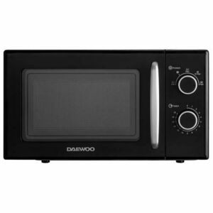 Cuptor cu microunde Daewoo D-6S20K-2, 700 W, 20 l, Oprire automata, Temporizator, 5 trepte putere (Negru) imagine
