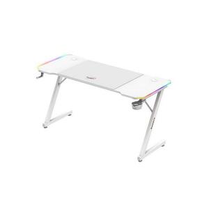 Birou gaming Huzaro Hero 3.3 RGB, 140 cm x 60 cm, Mouse Pad XXL inclus (Alb) imagine