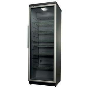 Vitrina frigorifica profesionala WHIRLPOOL ADN 201/1S, 320 l, Clasa D, 6 rafturi, Usa de sticla transparenta, H 173 cm (Argintiu) imagine