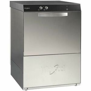 Masina de spalat vase profesionala WHIRLPOOL EDM 5 DU, 2x 18 seturi, 1 suport tacamuri (Argintiu) imagine