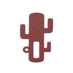 Inel gingival Minikoioi Cactus, 100% Premium Silicone, Rosu imagine