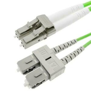 Patchcord FO SC/PC-LC/PC, MM OM5 50/125, manta LSZH 3.0mm, duplex 1m - EMTEX imagine