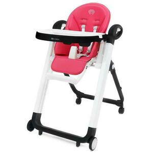Scaun de masa Appekids Vogue, Piele ecologica, Greutate maxima suportata 15 Kg, Rosu imagine