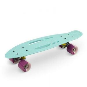 Skateboard copii Qkids Galaxy Light Blue, 55.5 cm imagine