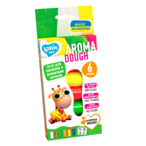 Set plastilina Lovin 6pcsx15gr, Aroma Dough imagine