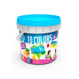Set plastilina si accesorii pentru modelaj Lovin - 10 culori pentru baietei imagine