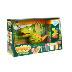 Set Plastilina, accesorii si jucarie pentru modelaj Lovin - Dino Max imagine
