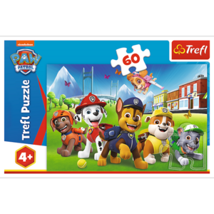 Puzzle Trefl Cateii in iarba, 60 piese, 27 X 20 cm (Multicolor) imagine