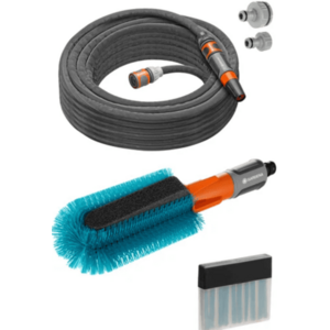 Set de spalare pentru biciclete Gardena 18864-20, perie, furtun 15m, betisoare, conectori 1/2inch imagine