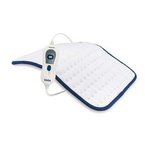 Perna electrica Daga TF 350 Textil Basic, 100 W, 3 nivele de temperatura, Incalzire rapida, Oprire automata dupa 90 min (Alb/Albastru) imagine