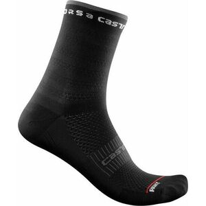 Sosete Castelli Rosso Corsa W 11 pentru femei, S/M 35-38, Negru imagine
