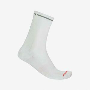 Sosete Castelli Premio EVO 18, unisex, L/XL, 40-43, Alb imagine