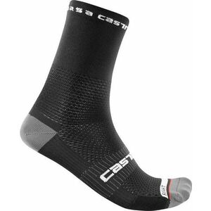 Sosete Castelli Rosso Corsa PRO 15 unisex, L/XL 40-43, Negru imagine