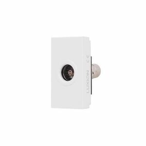 Modul Priza TV 1M LUXION, Standard Italian (Alb) imagine