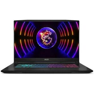 Laptop Gaming MSI Katana 17 B12VEK (Procesor Intel® Core i5-12450H (12M Cache, up to 4.4 GHz) 17.3inch FHD 144 Hz, 16GB DDR5, 512GB SSD, NVIDIA GeForce RTX 4050 @6GB, Negru) imagine