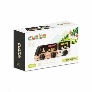 Jucarie din lemn Cubika - Food Truck imagine