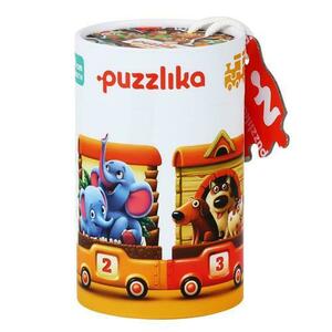Puzzle Cubika - Trenuletul Vesel, 20 piese (Multicolor) imagine