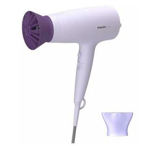 Uscator de par Philips BHD341/10, 2100 W, 6 Viteze (Alb/Mov) imagine