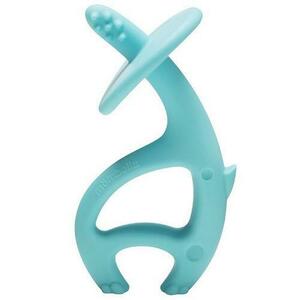 Inel gingival din silicon Mombella Elefant, +3 luni, Albastru imagine