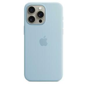 Husa Protectie Spate Apple MWNR3ZM/A pentru iPhone 15 Pro Max, Silicon, MagSafe (Albastru) imagine