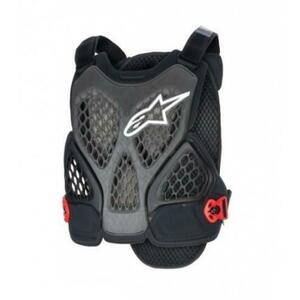 Protectie Piept Alpinestars A-6 Plasma Chest Protector, L, Negru/Rosu imagine