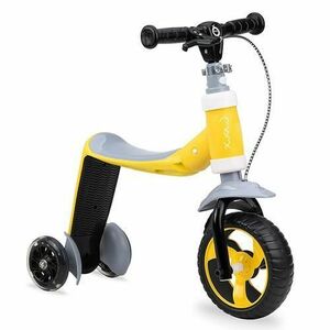 Trotineta transformabila 2 in 1 MoMi ELIOS, roti cu lumini LED, Galben imagine