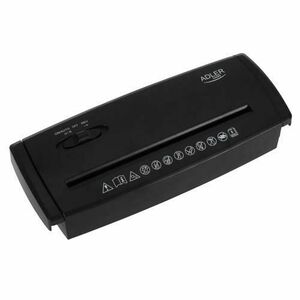 Distrugator de documente Adler AD 1040, 5 coli A4 simultan, 150 W, Securitate P-1 (Negru) imagine