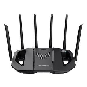 Router Wireless Gigabit ASUS TUF Gaming BE6500, Wi-Fi 7, Dual Band 688 + 5764 Mbps, USB 3.2 (Negru) imagine