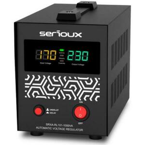 Stabilizator de tensiune cu releu Serioux SRXA-RL101-1000VA, 1000VA, IP20, protectie tensiune scazuta, supratensiune, scurtcircuit, supraincalzire imagine