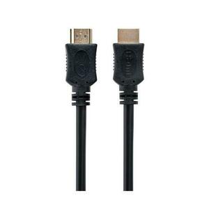 Cablu video Spacer SPC-HDMI4L-1M, HDMI tata la HDMI tata, 1m, conectori auriti, rezolutie maxima 4K 3840 x 2160 la 60 Hz, Negru imagine