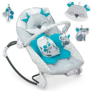 Bouncer MoMi Luis, 0 Luni+, Greutatea maxima 0-9 kg, Albastru imagine