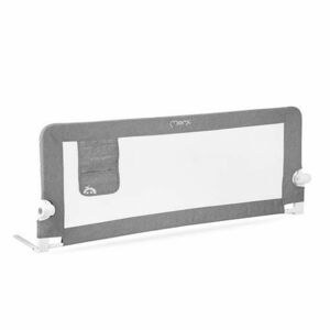 Bariera de siguranta rabatabila pentru pat Momi Lexi XL, 148 x 64 x 30 cm, Gri imagine