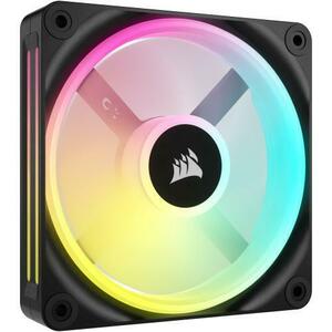 Ventilator Corsair iCUE LINK QX120 RGB Magnetic Dome, Expansion Kit, 120 mm, Negru imagine