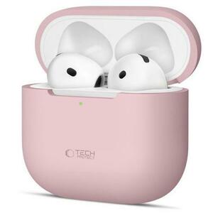 Husa Tech-Protect Silicone pentru Apple AirPods 4, Roz imagine