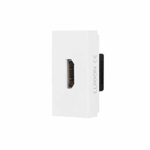 Modul Priza HDMI 1M LUXION, Standard Italian (Alb) imagine