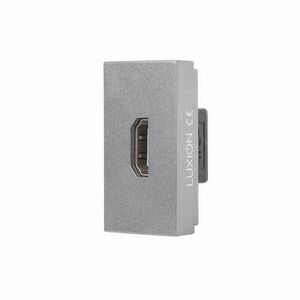 Modul Priza HDMI 1M LUXION, Standard Italian (Gri) imagine